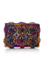Magnetic Midnight M'o Exclusive Multicolored Flores Clutch
