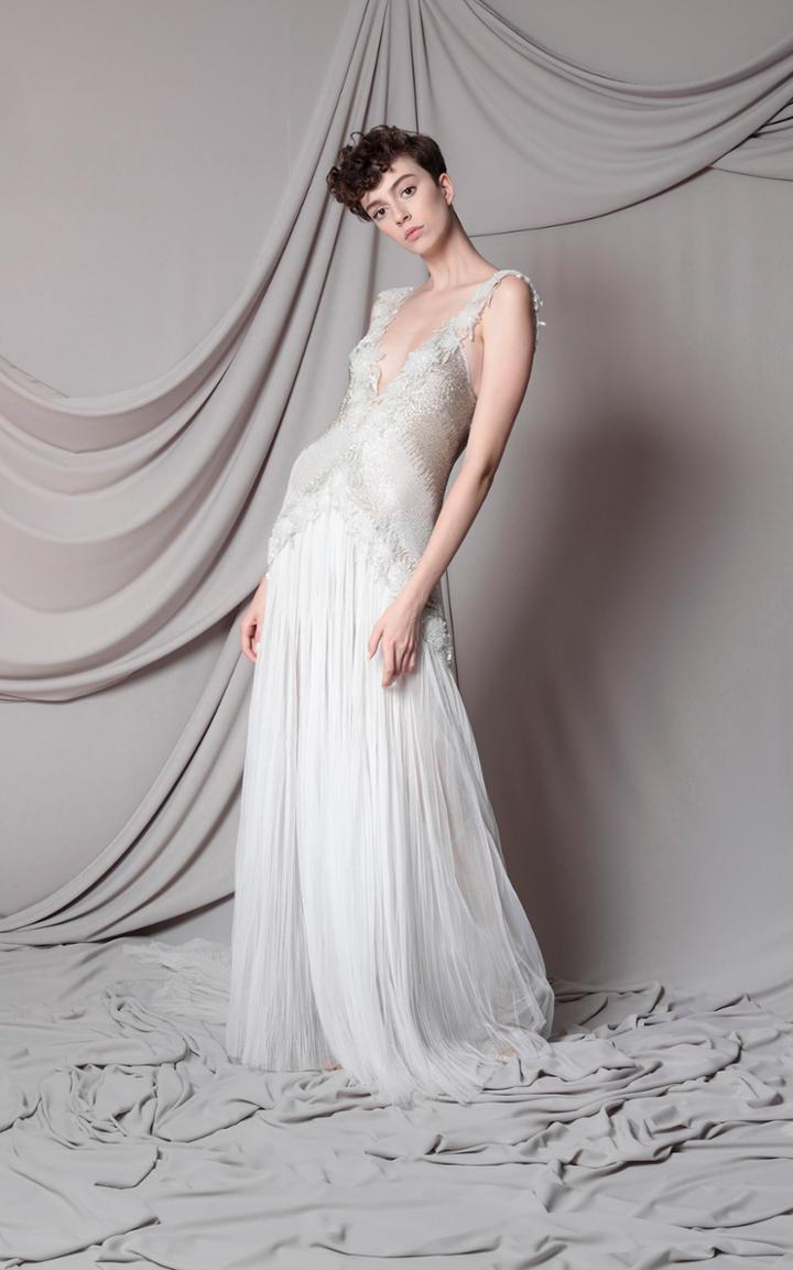 Moda Operandi Marco & Maria Flower Embellished Gown Size: 0