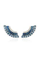 Hueb Mirage Blue Sapphire And Diamond Earrings