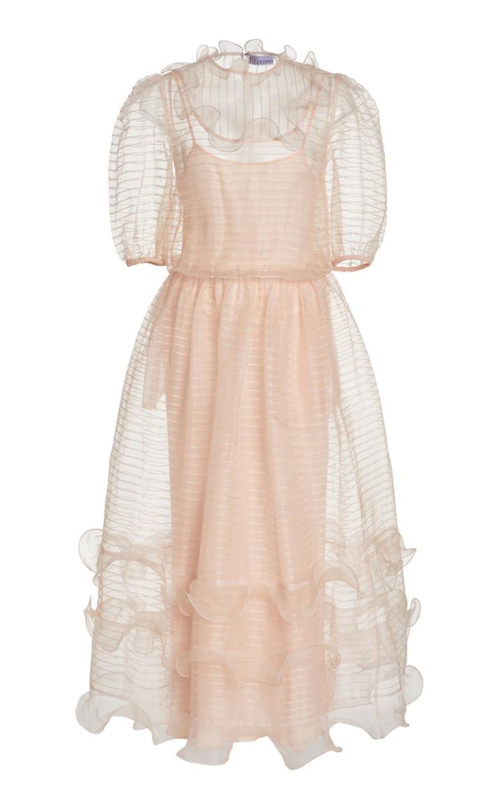 Moda Operandi Red Valentino Ruffled Faille Gown