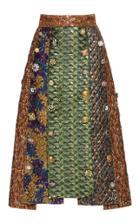 Dolce & Gabbana Mixed Media Midi Skirt