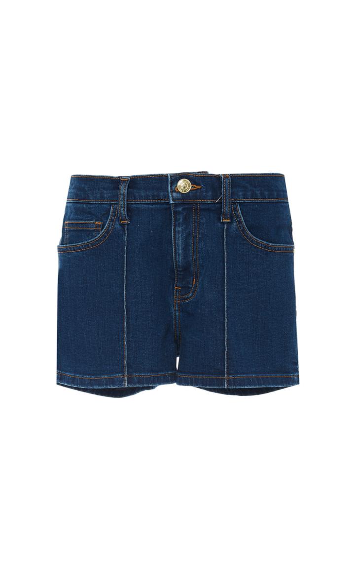 Current/elliott Admirer Mid-waisted Denim Short