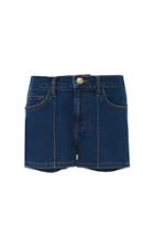 Current/elliott Admirer Mid-waisted Denim Short