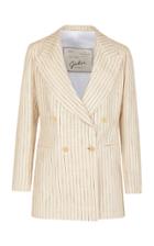Giuliva Heritage Collection The Stella Pinstriped Linen Blazer