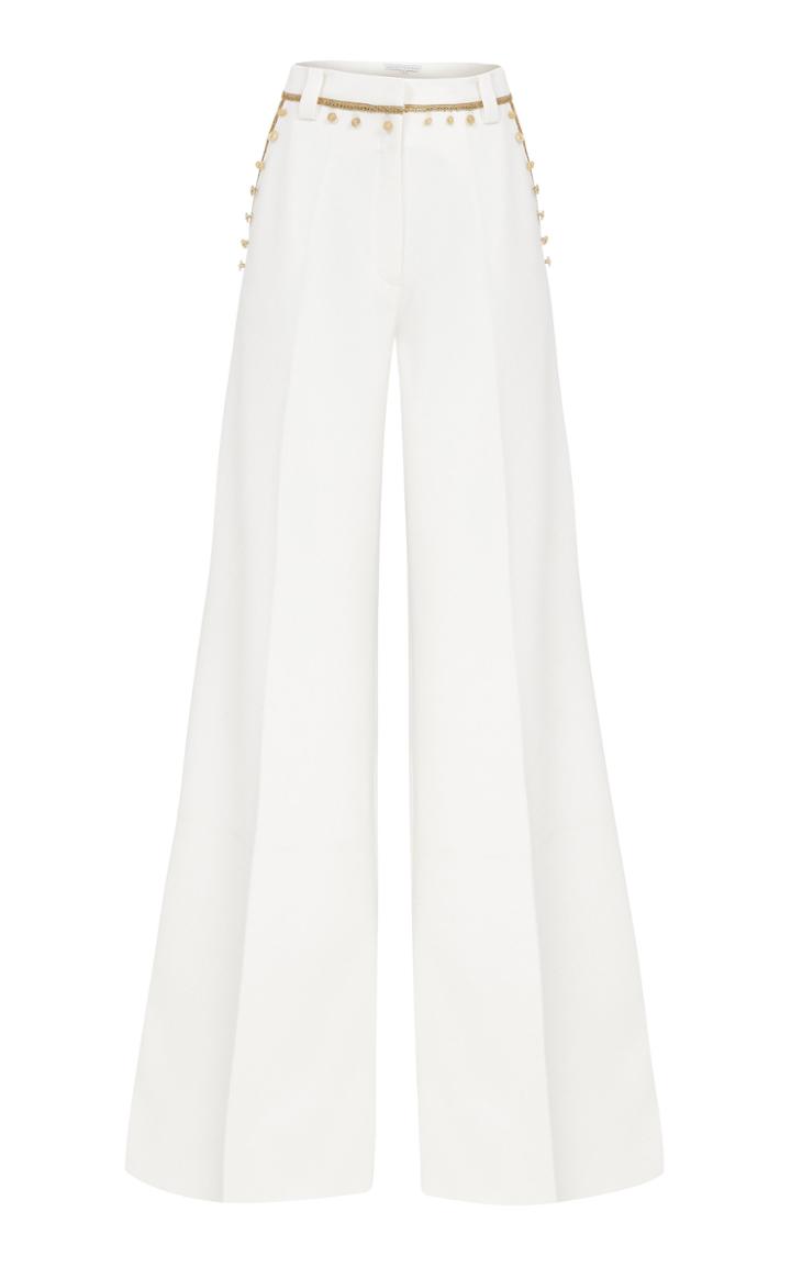 Moda Operandi Raisa Vanessa Embellished Wide-leg Pants