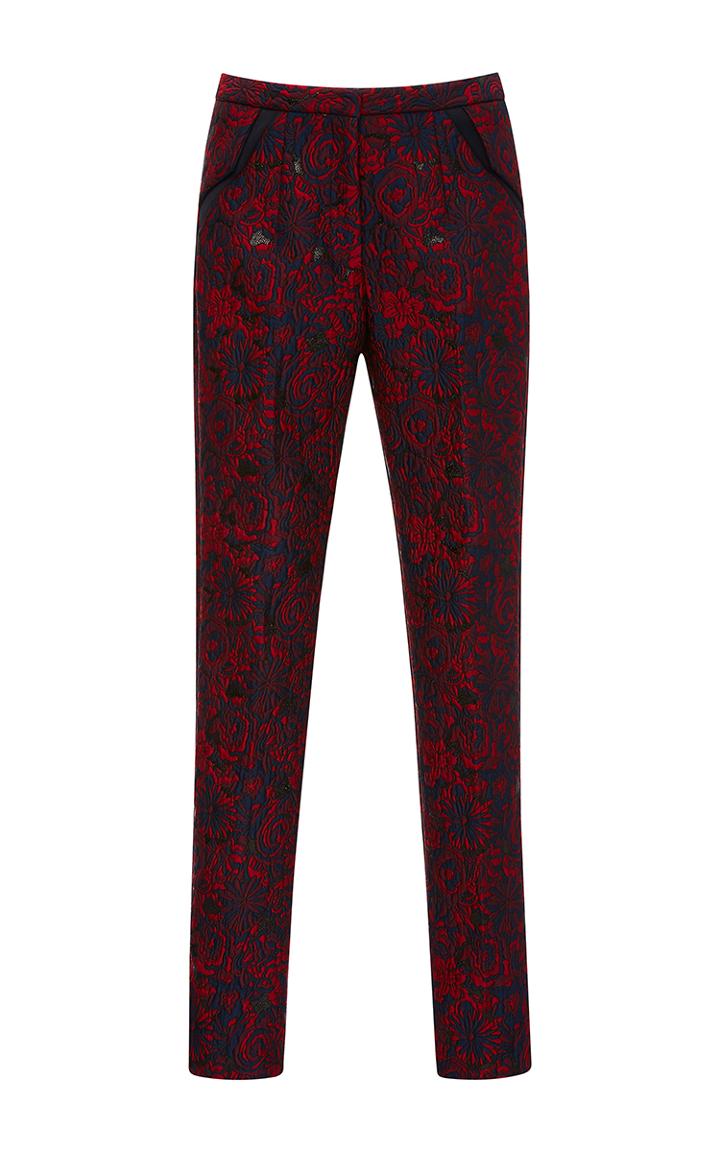Zac Posen Novelty Jacquard Pant