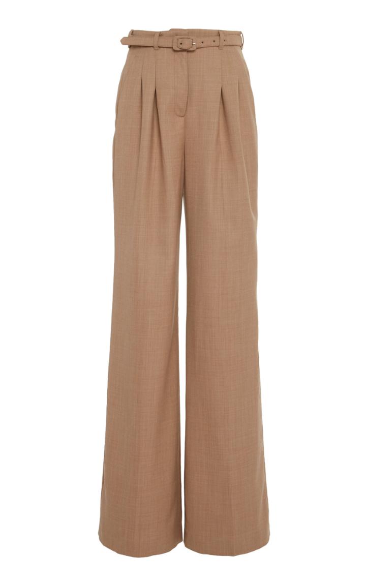 Gabriela Hearst Vargas Contrast Wool-blend Trouser