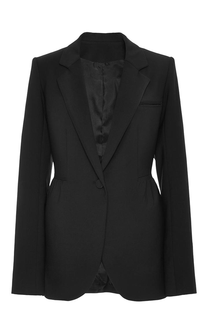 Adam Lippes Wool Stretch Crepe Peplum Jacket