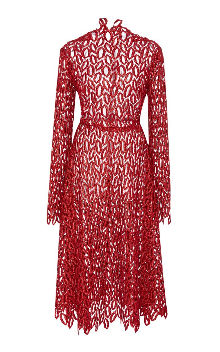 Moda Operandi Christian Siriano Guipure Lace Dress Size: 2