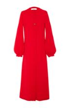 Racil Iman Mid Calf Long Sleeve Crepe Dress