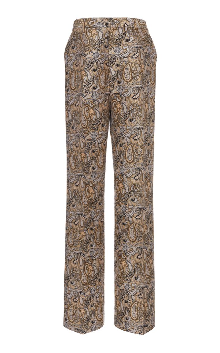 Moda Operandi Etro Paisley Cotton-blend Straight-leg Pants Size: 38