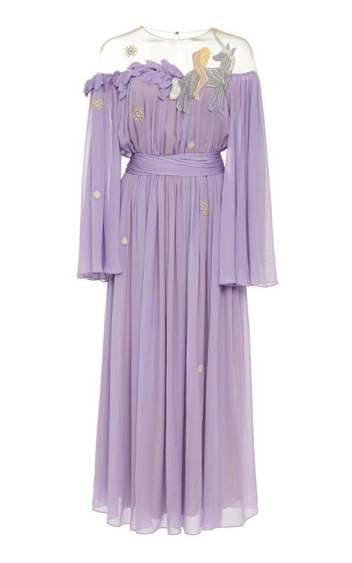 Alena Akhmadullina Pleated Silk Dress