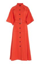 Proenza Schouler Short-sleeve Crepe Shirt Dress