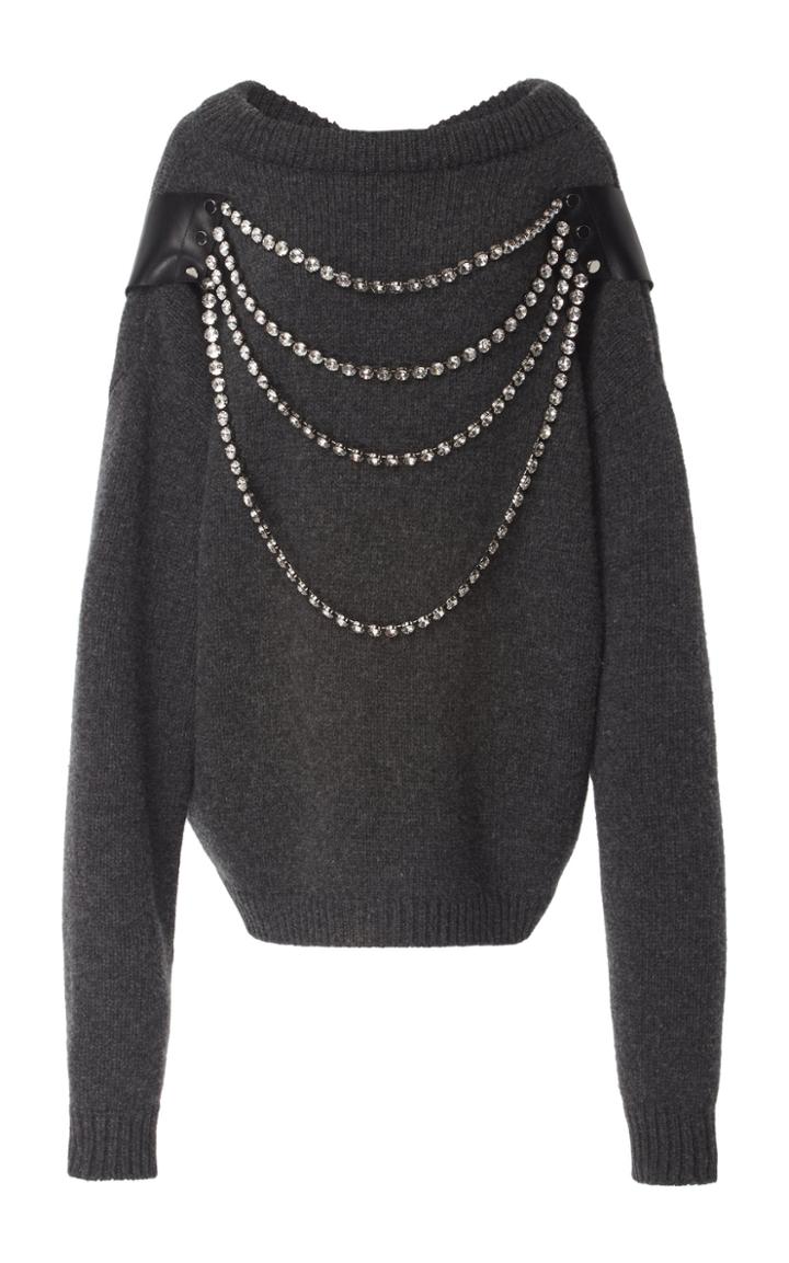 Christopher Kane Wool Cupchain Sweater