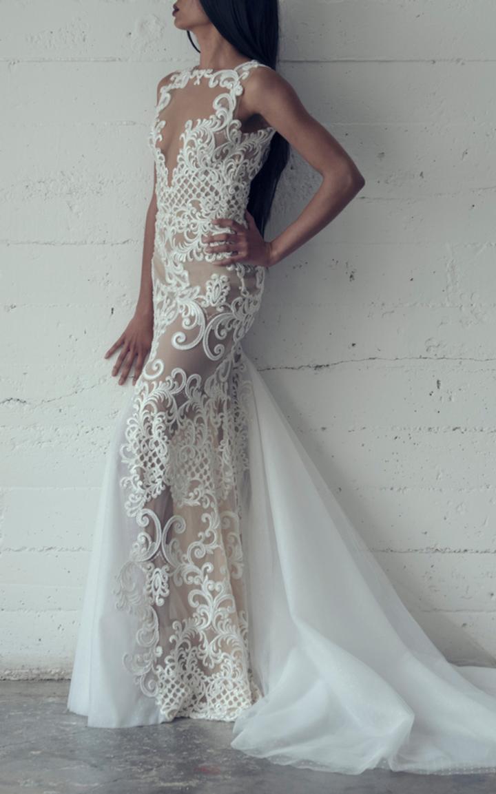Adam Zohar Odette Open Back Gown