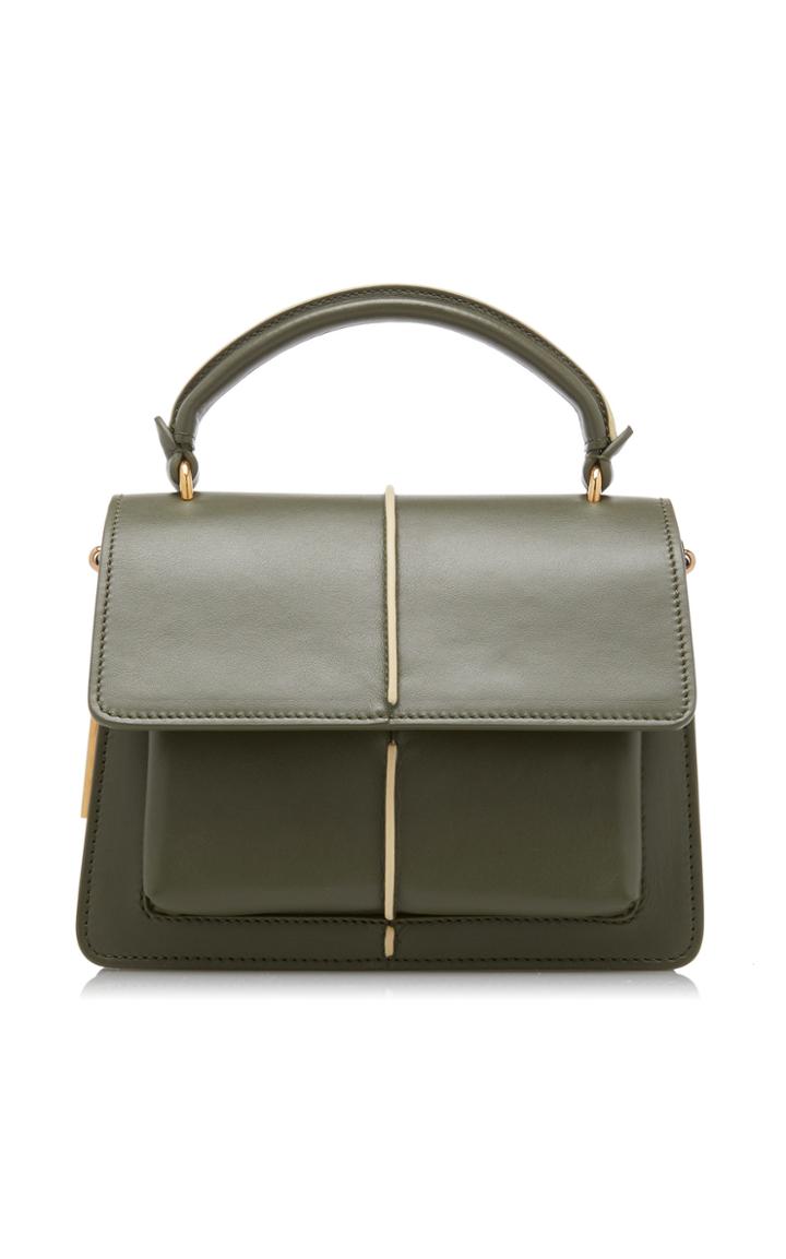 Marni Attache Mini Leather Top Handle Bag