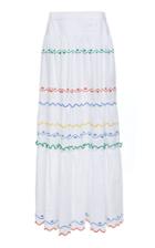 Tory Burch Scallop Embroidered Maxi Skirt