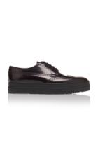 Prada Thick-soled Cordovan Wing Tip Shoes