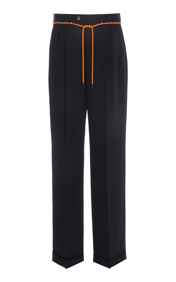 Maison Margiela Stretch Canvas Rope Belt Pants