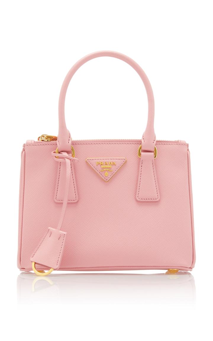 Prada Small Textured-leather Tote