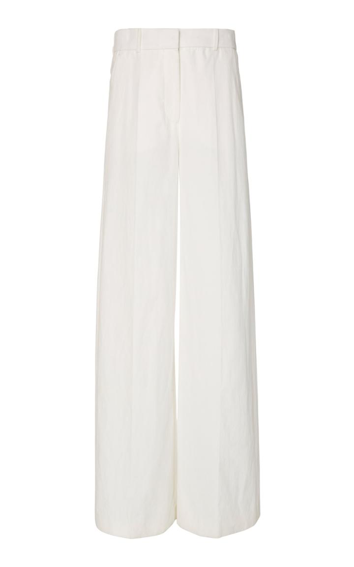 Joseph Alana Cotton And Linen Wide-leg Pants