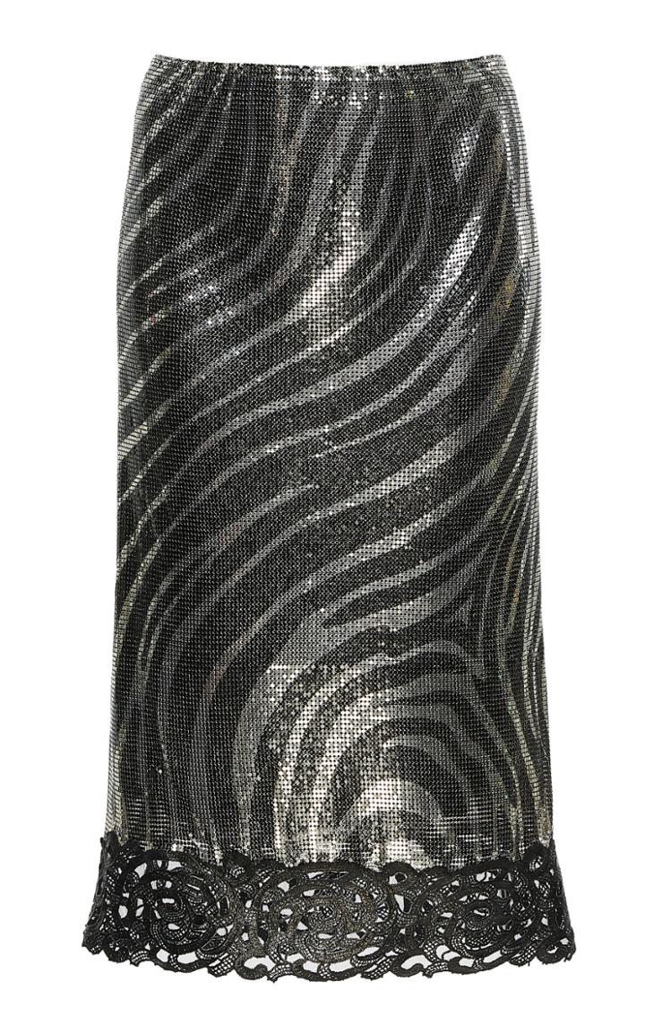 Versace Sequin Knee-length Skirt