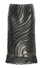 Versace Sequin Knee-length Skirt