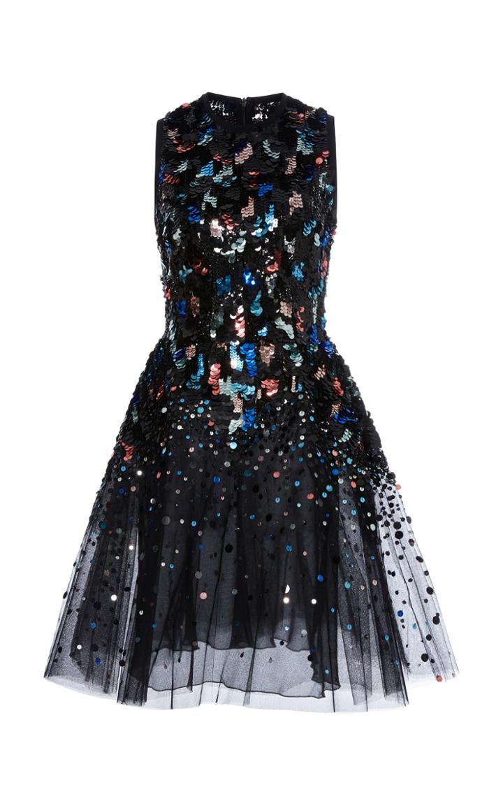 Elie Saab Degrade Sequin Mini Dress