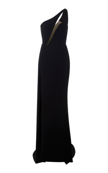 Romona Keveza One Shoulder Gown