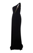 Romona Keveza One Shoulder Gown