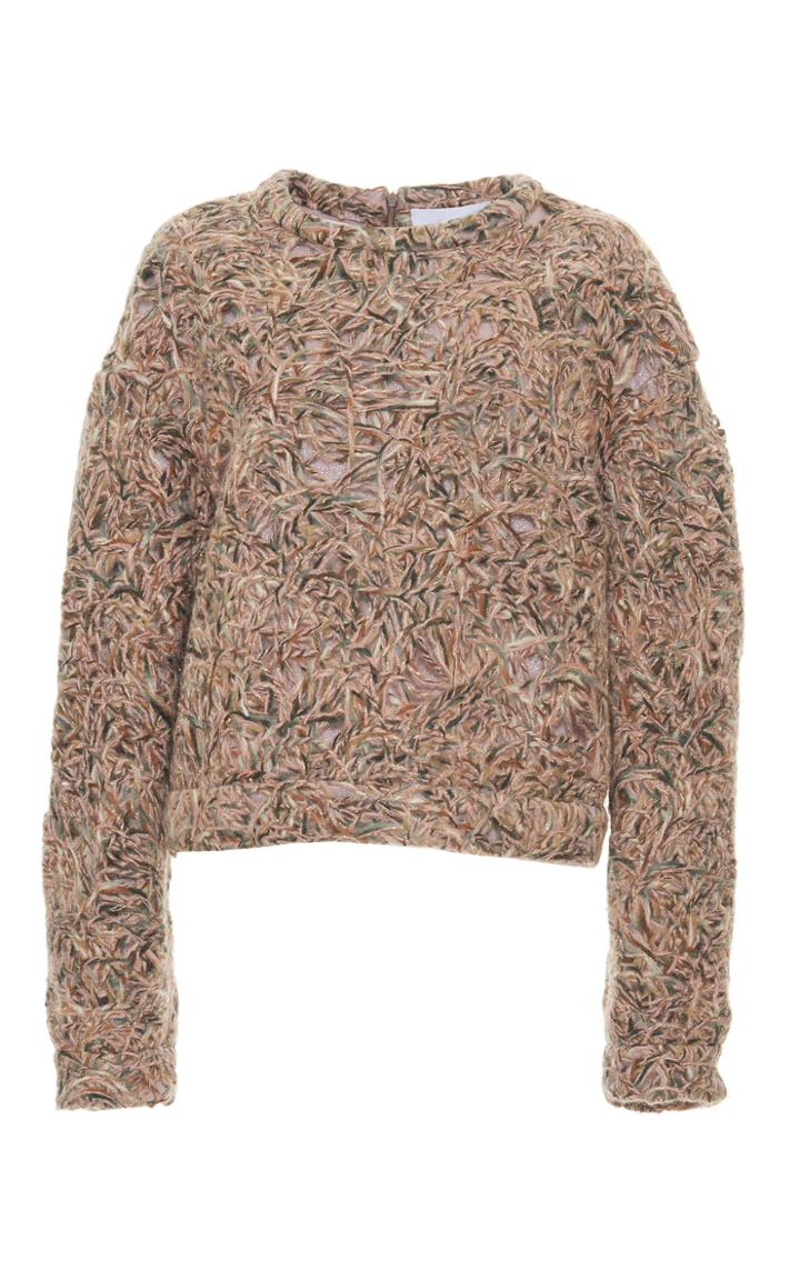 Luisa Beccaria Textured Mohair Sweater