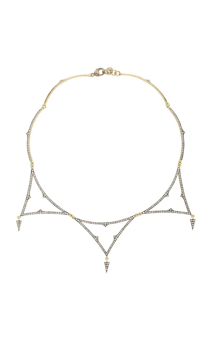 Sylva & Cie Kite 18k Gold Diamond Necklace