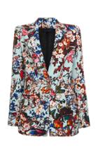 Elie Saab Floral Print Cady Blazer