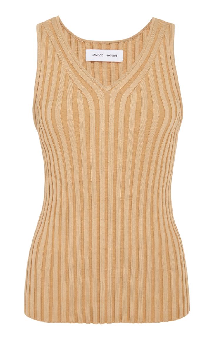 Samse Samse Jette Ribbed V-neck Top