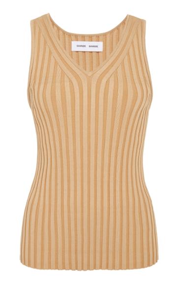 Samse Samse Jette Ribbed V-neck Top