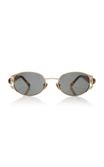 Poms Oro Oval Metal Sunglasses
