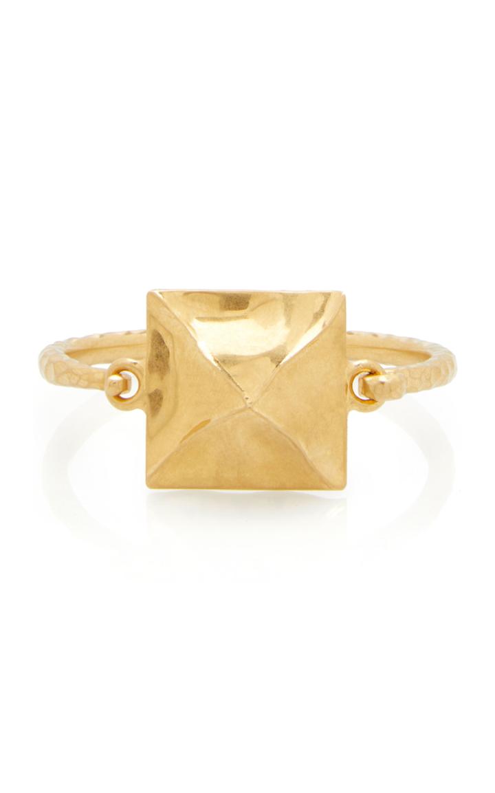Moda Operandi Valentino Valentino Garavani Gold-plated Roman Stud Bracelet