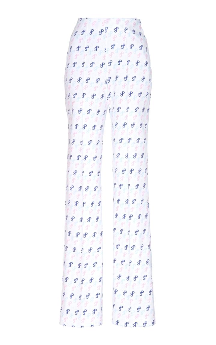 Saks Potts Lissi Ombr Stretch-cady Slim-leg Pants Size: 2