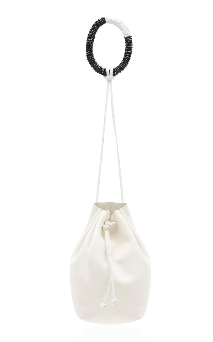 Moda Operandi Jil Sander Accordion Medium Leather Shoulder Bag