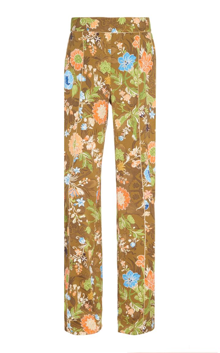Peter Pilotto Silk Printed Trousers