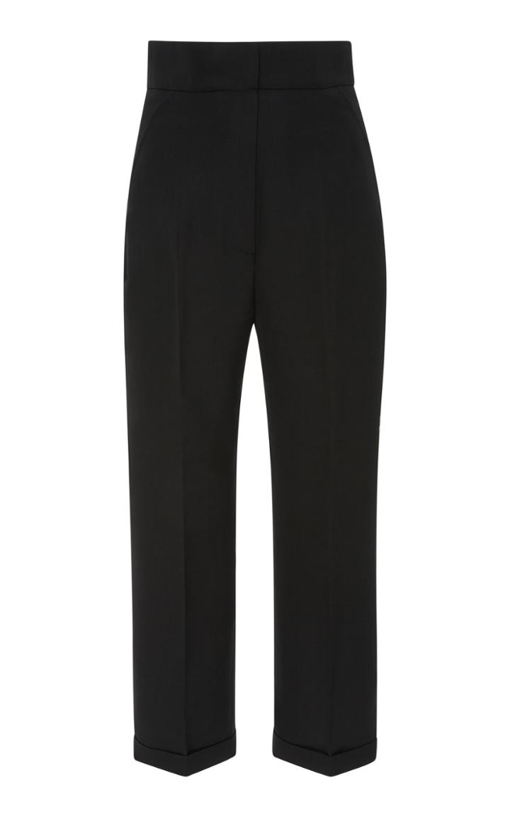 Jacquemus Carino Cropped Crepe Straight-leg Pants