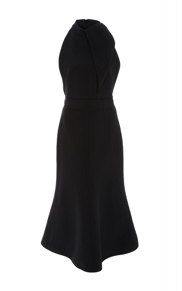 Acler Billing Crepe Midi Dress