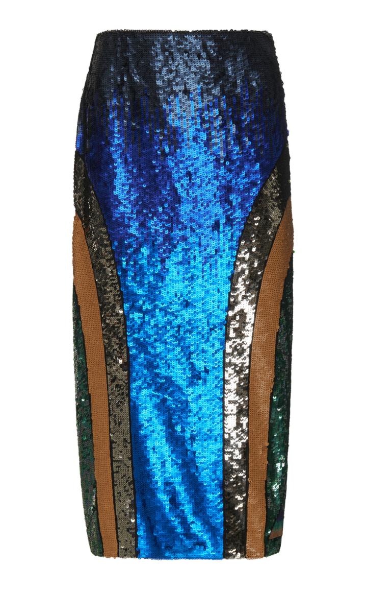 Sportmax Bravo Sequin Midi Skirt