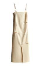 Moda Operandi Gia Studios Patchwork Linen Midi Dress