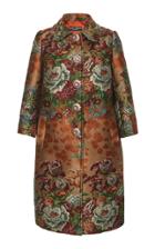 Dolce & Gabbana Peter Pan Floral-printed Jacquard Coat