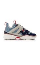 Isabel Marant Kindsay Suede And Denim Sneakers