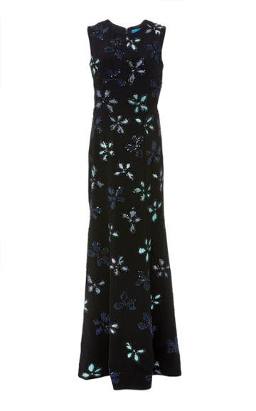 Jonathan Cohen Embroidered Gown