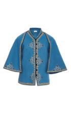 Talitha Cross Embroidered Cape Jacket
