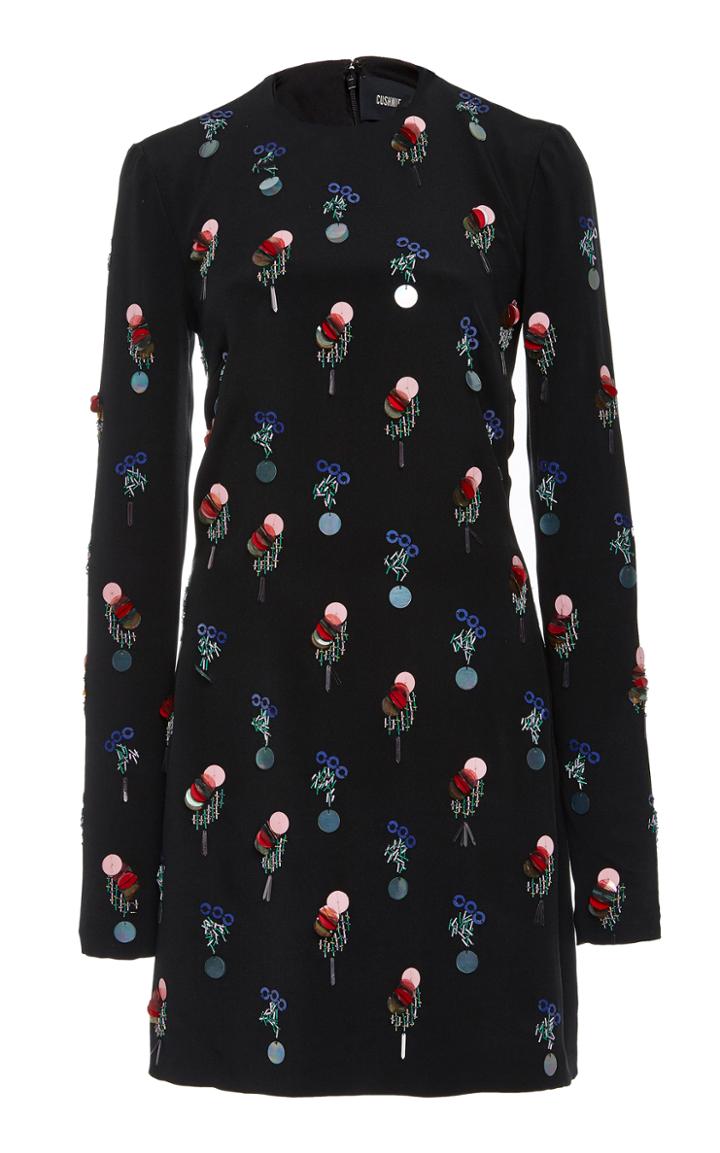 Cushnie Et Ochs Cecily Long Sleeve Mini Dress