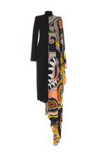 Emilio Pucci Long Sleeve Cape Dress
